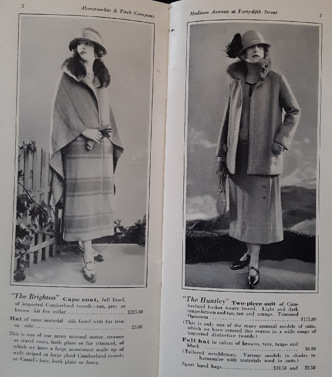 Abercrombie & Fitch 1923 Catalog of Women's Outdoor Wear